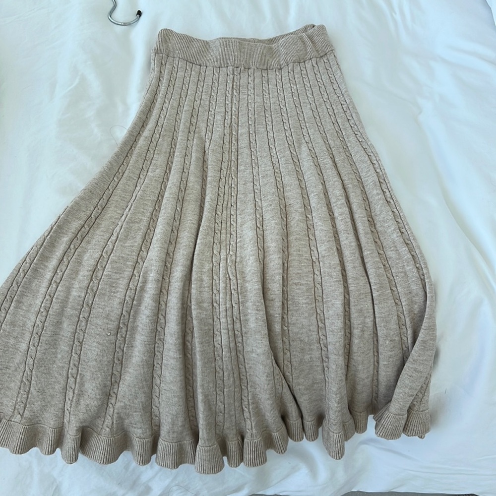 soft sweater skirt